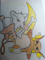 Marowak and Raichu