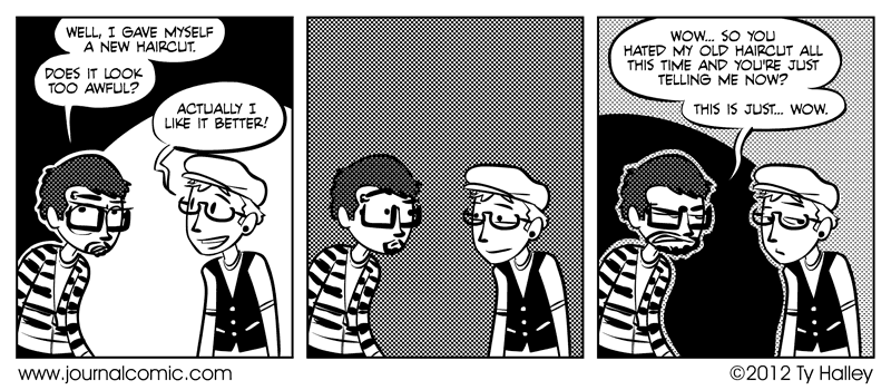 Journal Comic - Haircut To Spite Face