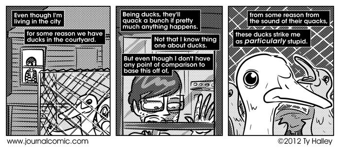 Journal Comic - Sitting Duck