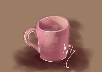 [Still life] Pastel pink mug