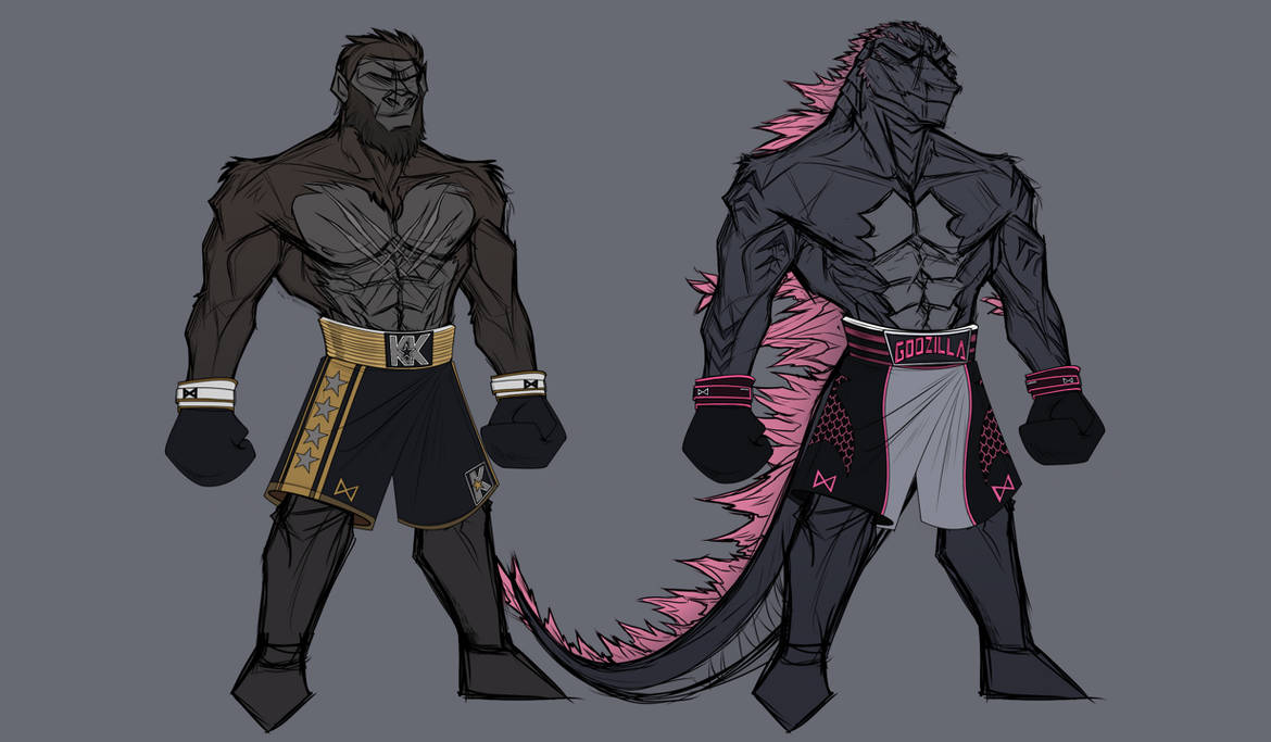 Godzilla x Kong Boxing Clothes by DelvalyahirArts2007 on DeviantArt Godzilla x Kong Boxing Clothes by DelvalyahirArts2007 on DeviantArt