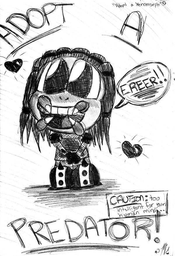 Predator Chibi by Maizey on DeviantArt