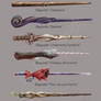 Some Wands in Harry Potter Style