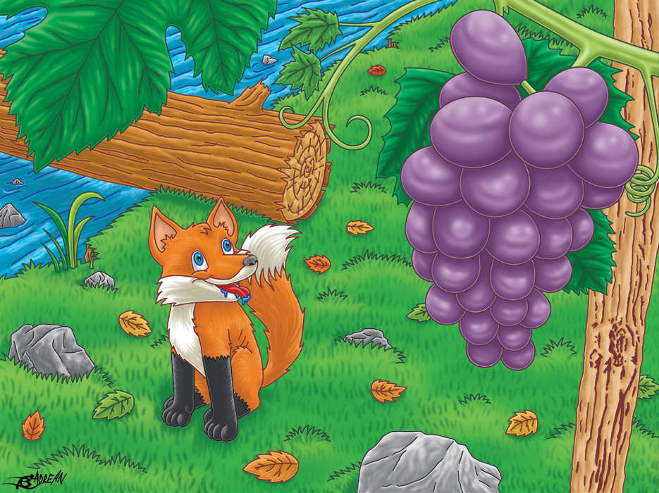 The fox and the grapes