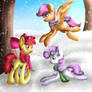 Cutie Mark Crusaders and the winter