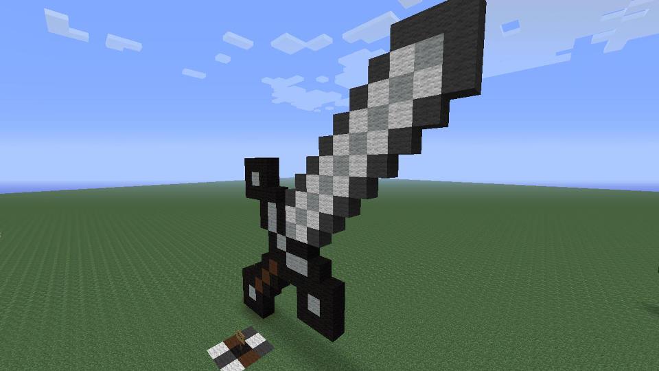 Iron Sword From Minecraft In Minecraft By Animedude113 On Deviantart