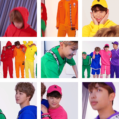 Bts 2025 rainbow outfits