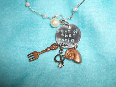 Part of That World charm necklace