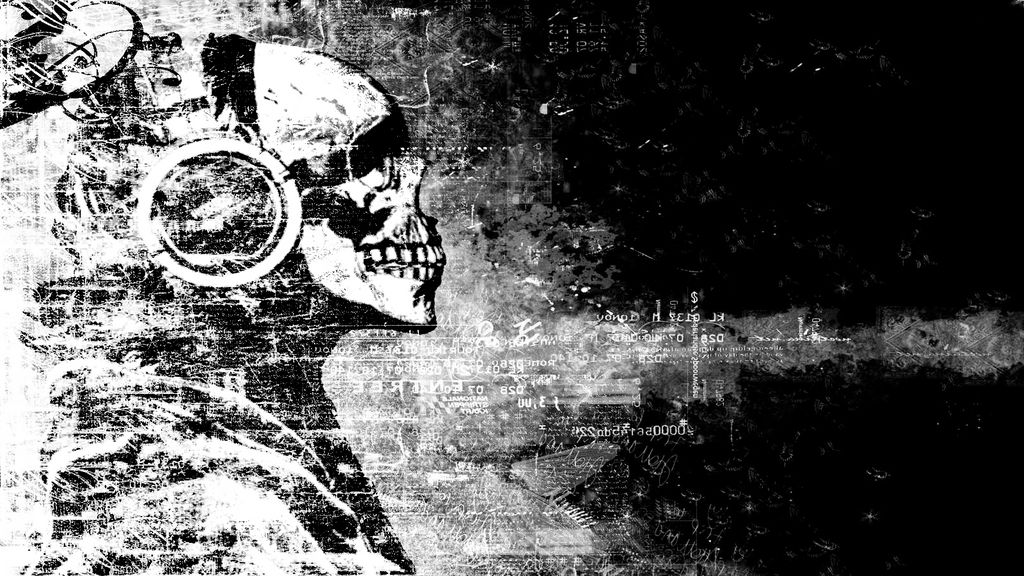 Skull-Grunge Wallpaper by Farathil on DeviantArt