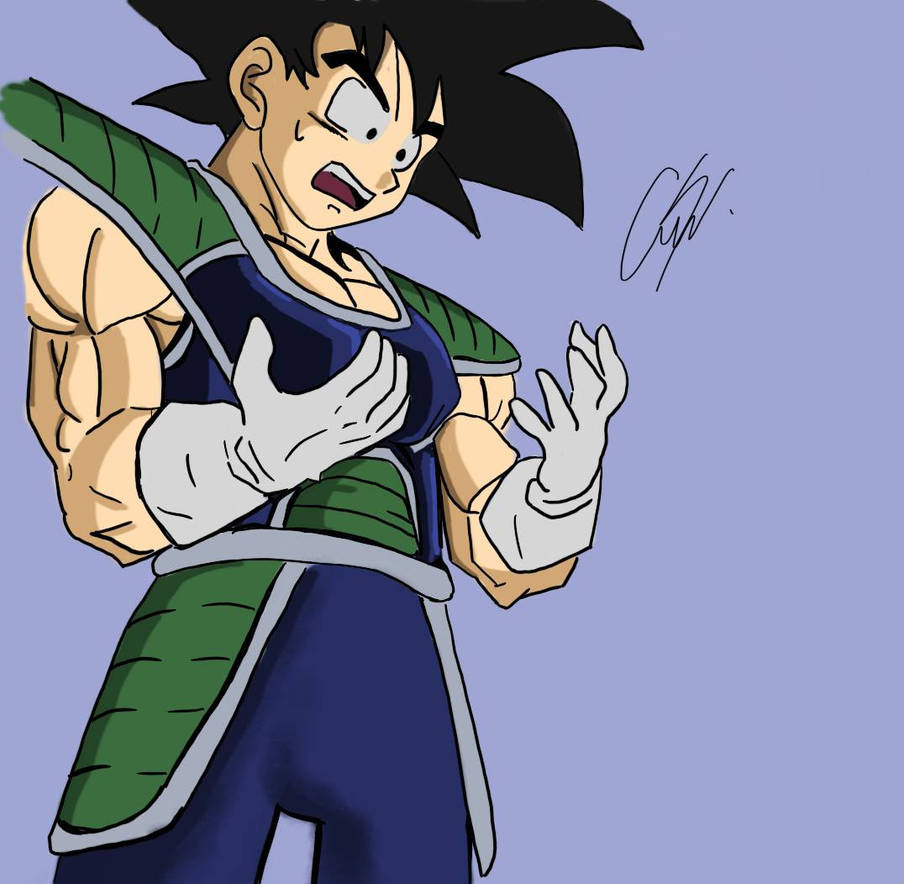 Goku con armadura de bardock by GersonJafet on DeviantArt