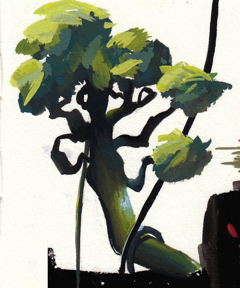 Guoche Tree Gouache Tree Study by NoesArt on DeviantArt
