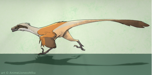Cartoon Raptor Rapping Gif Raptor walk by AnimeLionessMika on DeviantArt