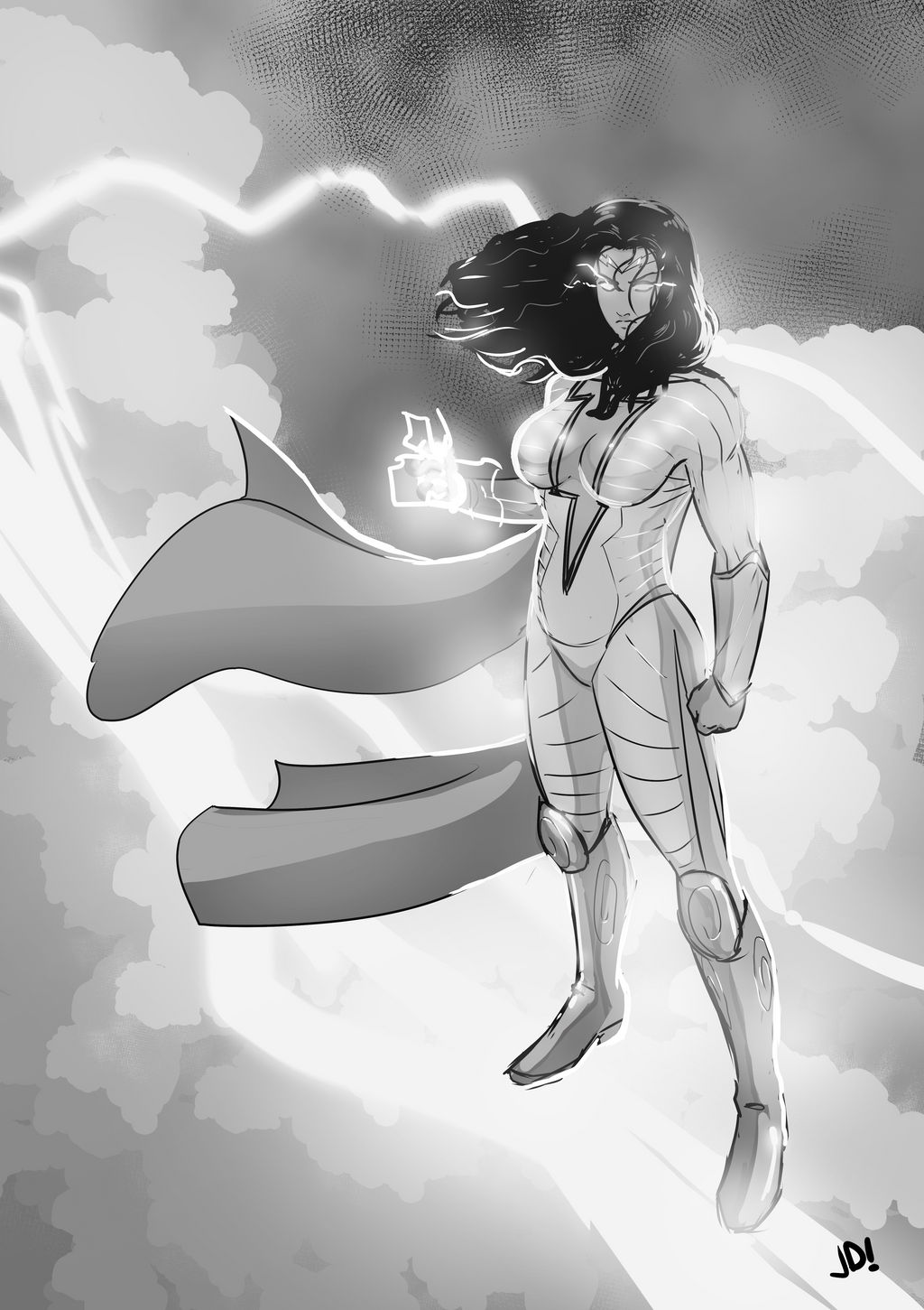 Thunder Woman by Joe Davis by BSDigitalQ