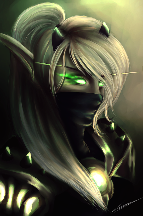 Blood Elf by MojcaBV on DeviantArt