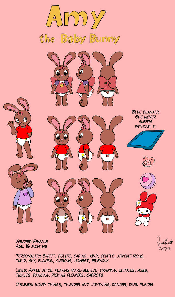 Deviantart Amy The Rabbit Amy the Baby Bunny Ref by Avionscreator on DeviantArt