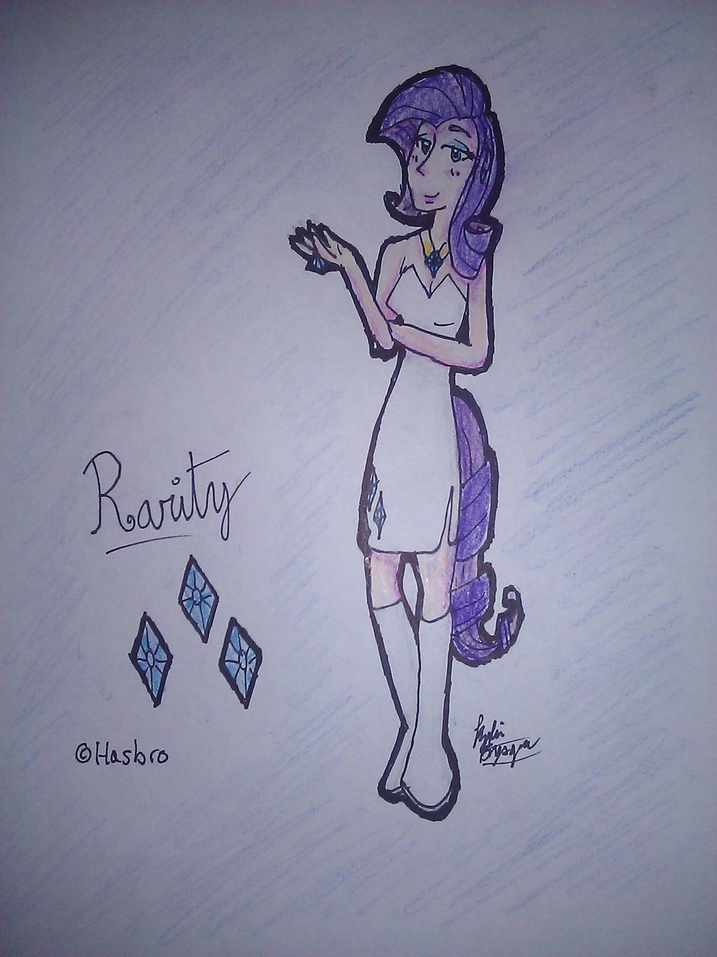 Human Rarity by Honey-PawStep on DeviantArt