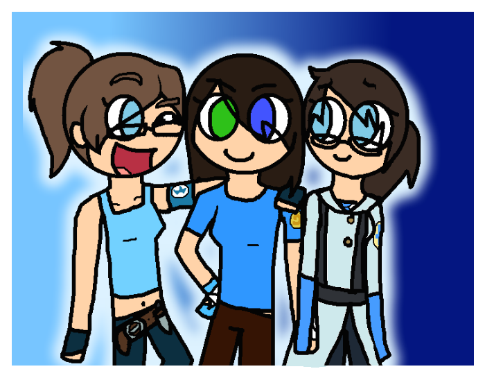 Blue Tf2 Girls