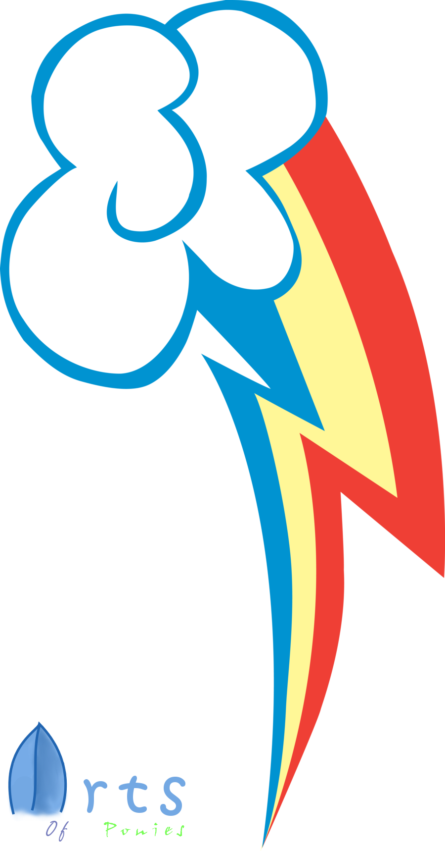 Cutie Mark Rainbow Dash By ArtsOfPonies On DeviantArt