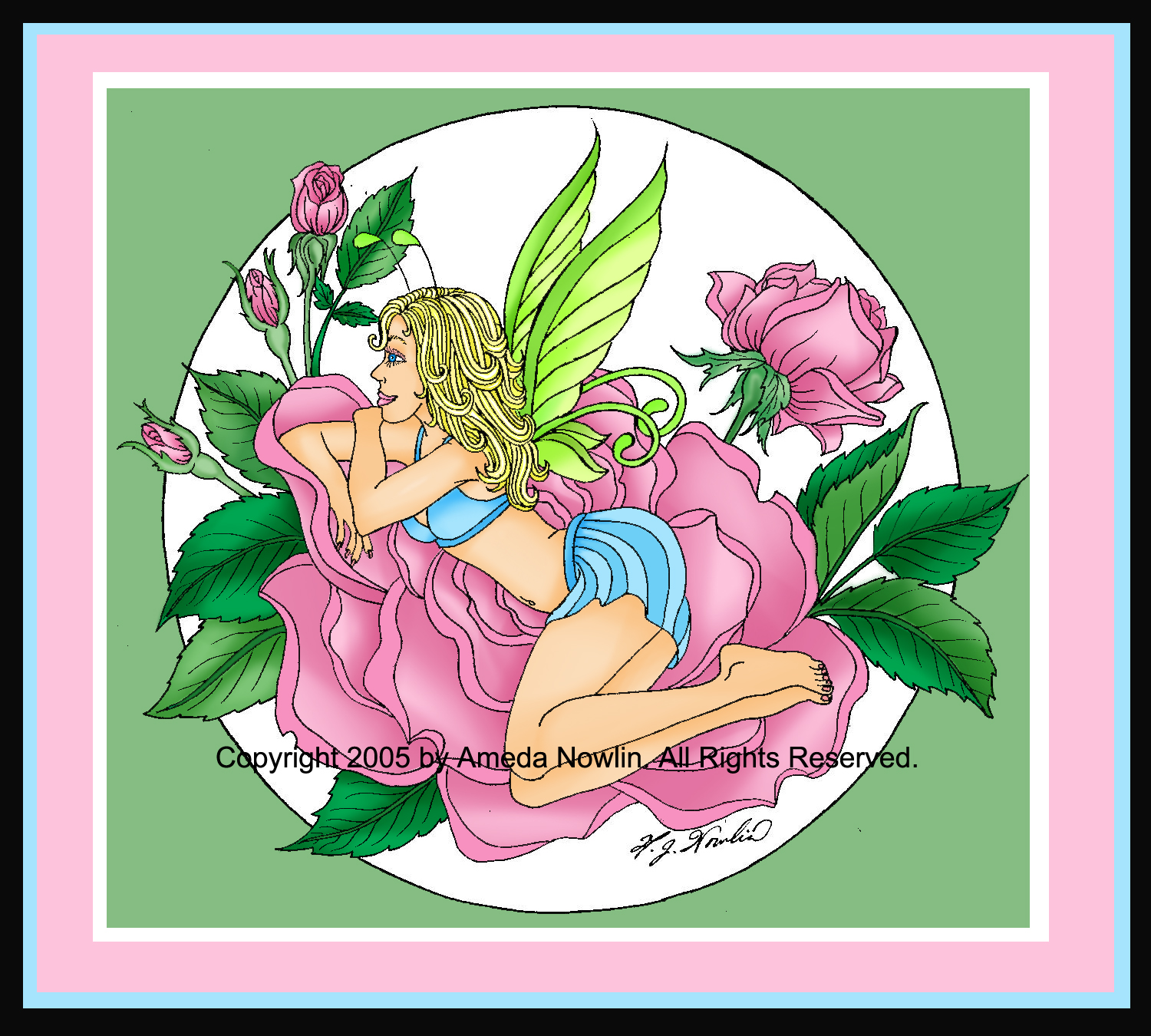 Fairy Kaitlyn on a Rose