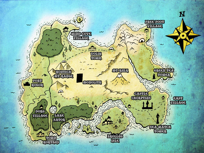 Island Hitmap Island map by Rennis05 on DeviantArt