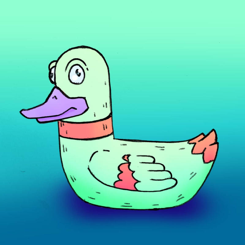 Duck Riding Deviantart Duck by Rennis05 on DeviantArt