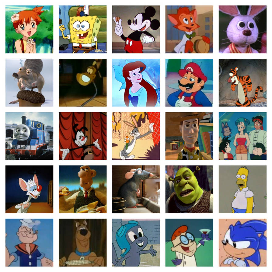 Top Animation Characters My Top 25 Favorite Animated Characters of All Time by ...
