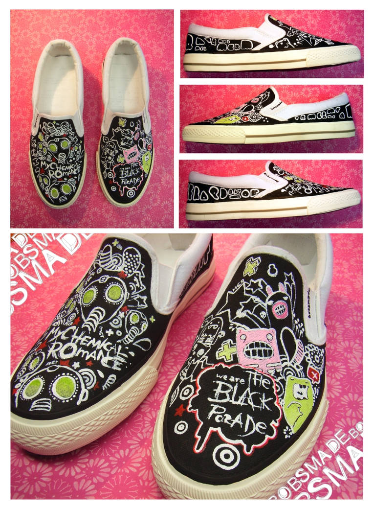 MCR shoes by Bobsmade on DeviantArt