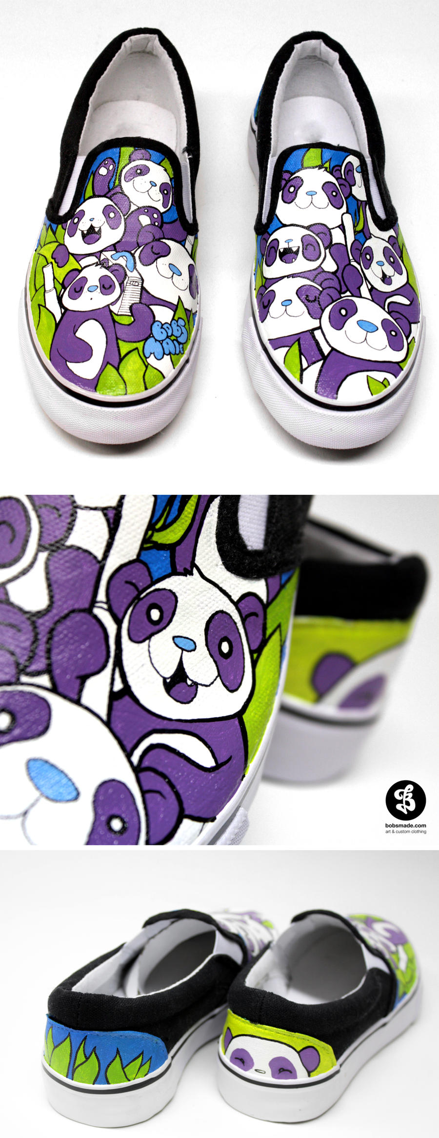 Panda Slip Ons