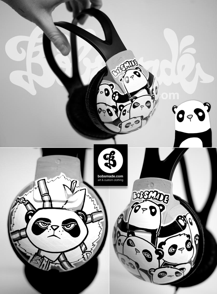 Bad Panda headphons