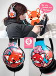 Redpanda Headphones by Bobsmade