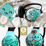 Cute Turtle headphones