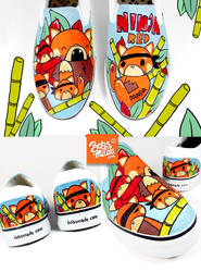 Red Panda SlipOns