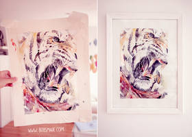 Watercolor Tiger