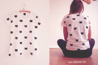 Cat pattern shirt