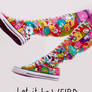 Be WEIRD Converse Boots