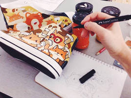 Coffee Fox Shoes