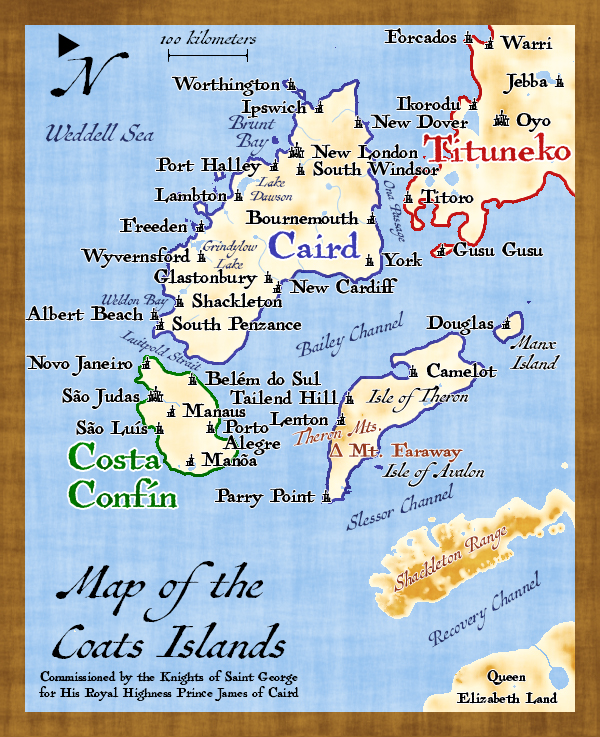 Coats Islands Map by PrinceChartreuse