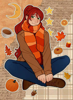 Cozy autumn Pyrrha