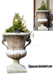 Outdoor Flower Planter / Vase - Cut-Out by 12PeaceArt