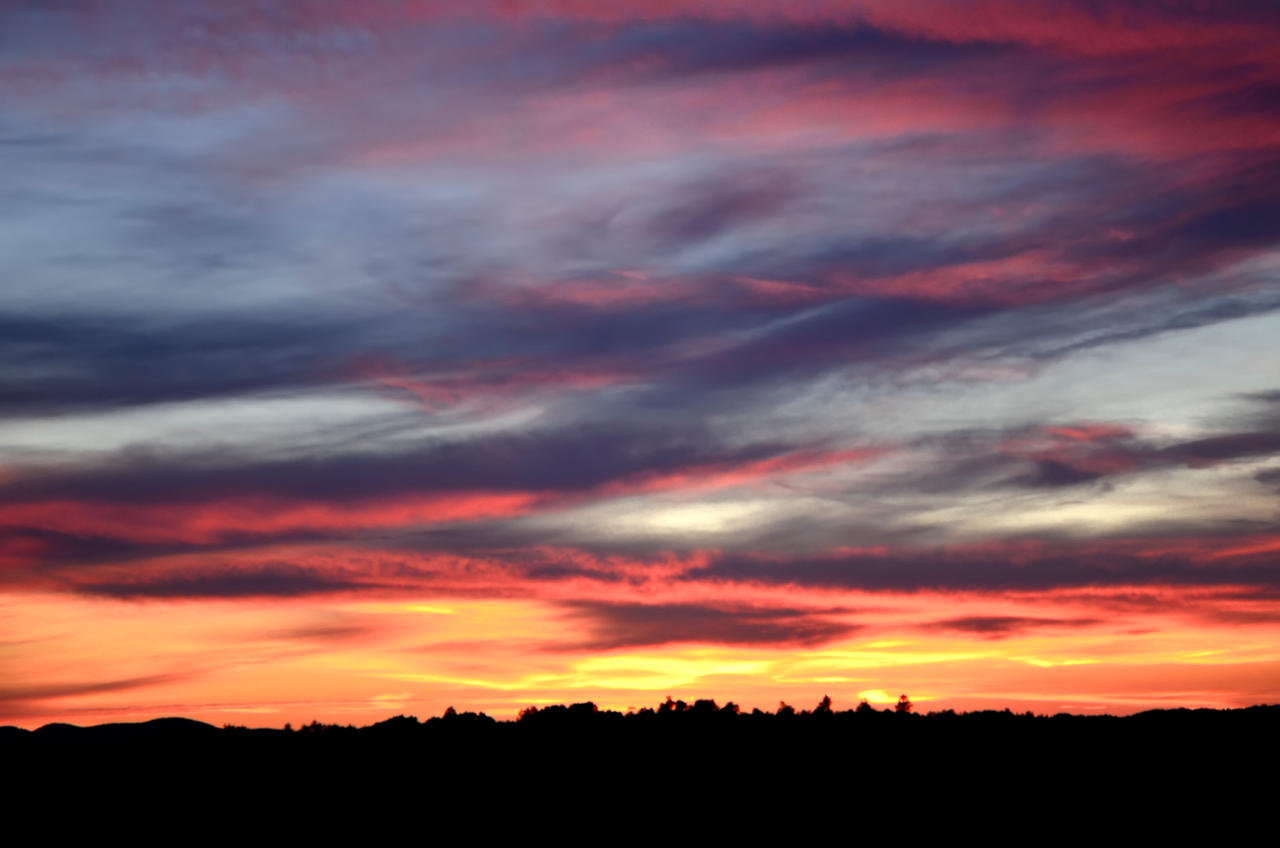 Sunset in July 2