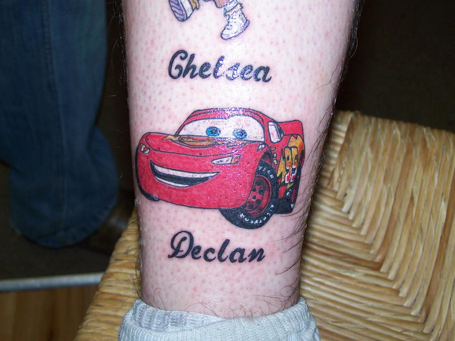 Lightning Mcqueen tattoo by 01207bigal on DeviantArt