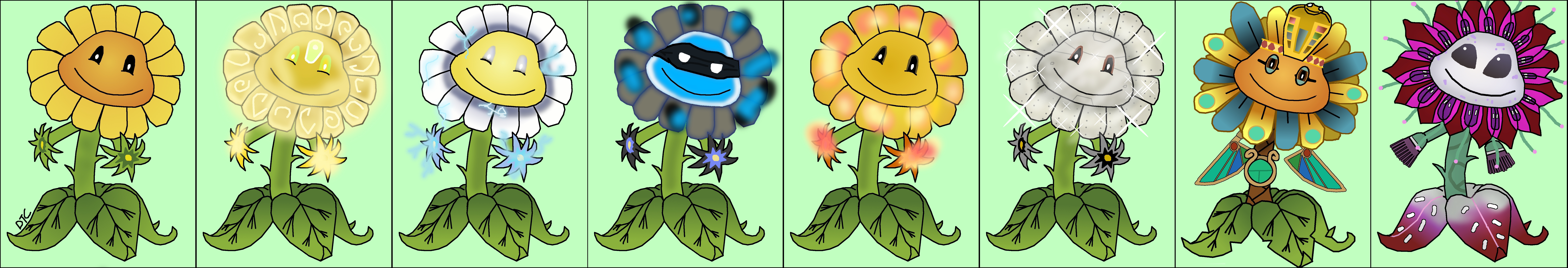 plants vs zombies garden warfare 2 all sunflowers - hd image flower