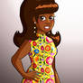Shirelle in a Floral Dress
