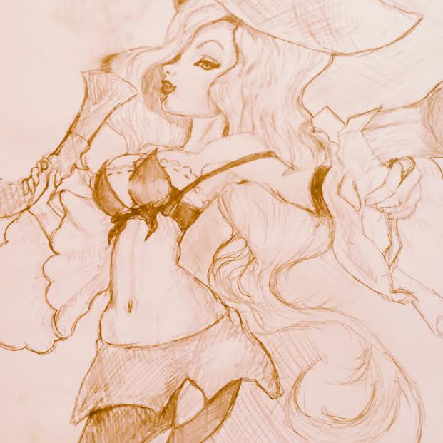 Miss Fortune Doodle