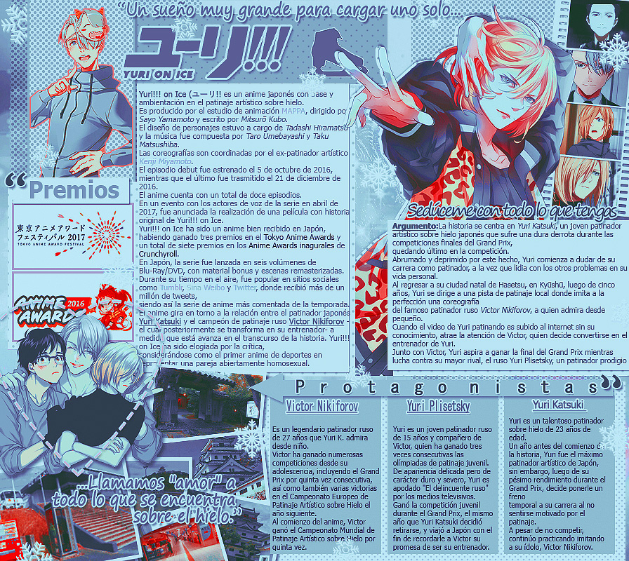 Yuri on Ice profile