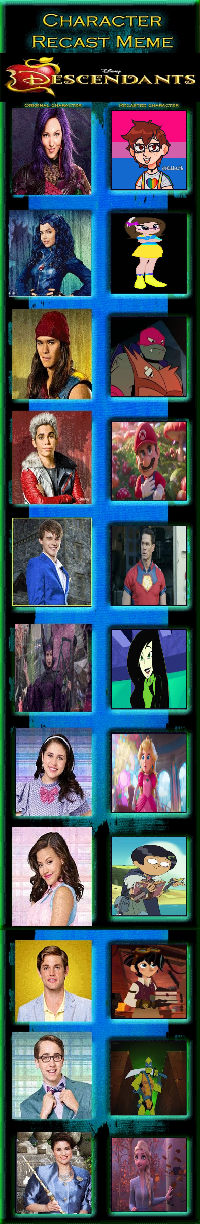 Recast Deviantart My Descendants Recast Meme by gracie01villafana20 on DeviantArt