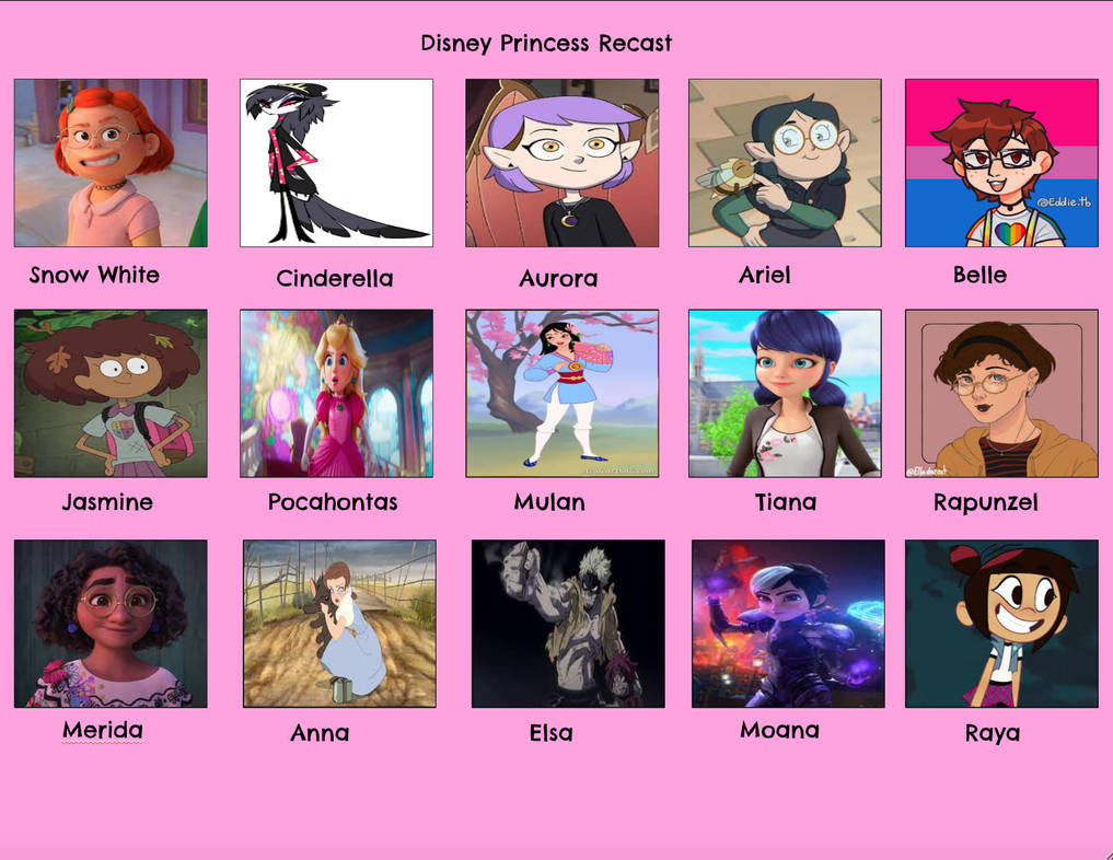 Recast Deviantart My Disney Princess Recast Meme by gracie01villafana20 on DeviantArt