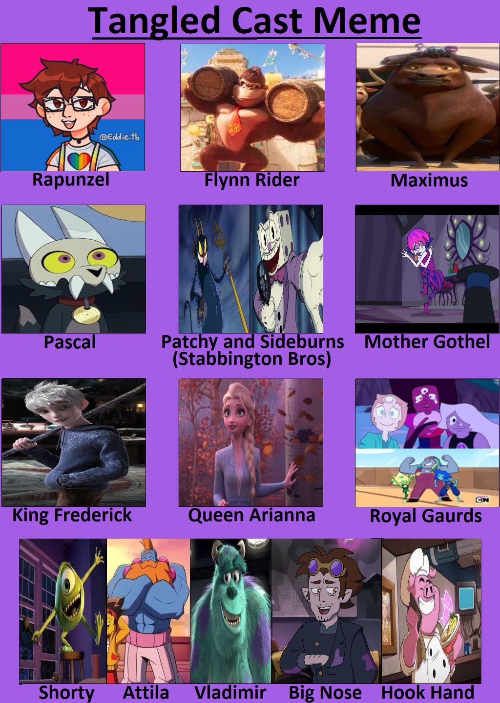 My 2nd Tangled Recast Meme by gracie01villafana20 on DeviantArt