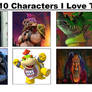 Top 10 Characters I Love To Meke Renders Of