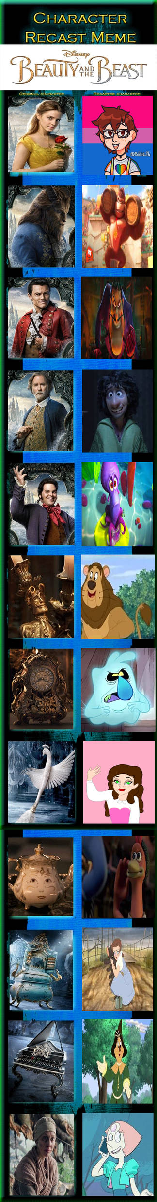 My 10th Beauty and the Beast Recast Meme